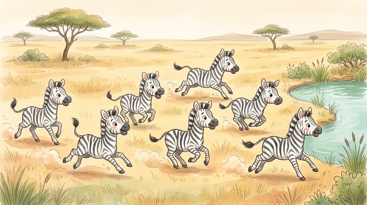 《動物數一數》第 6 頁插圖