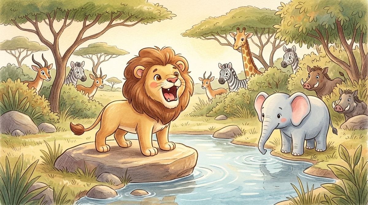 《動物數一數》第 8 頁插圖